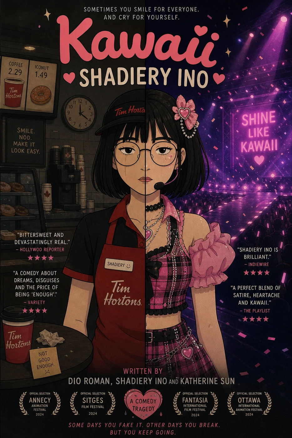 Couverture du roman Kawaii, Shadiery Ino